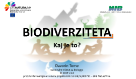 PowerPoint about biodiversity for lectures in primary schools