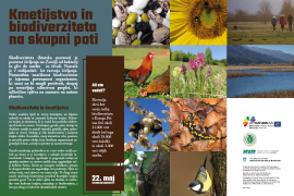Information boards for the educational trail about biodiversity and agriculture