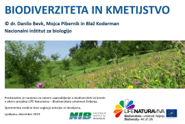 Lecture for farmers and gardeners about biodiversity