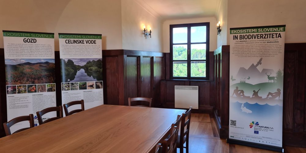 Razstava Ekosistemi Slovenije na gradu Podsreda