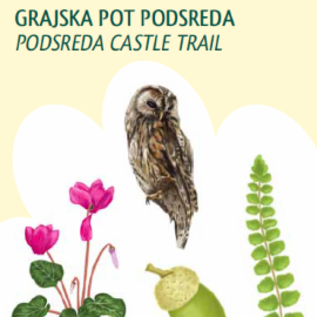 Leaflet Podsreda castle trail
